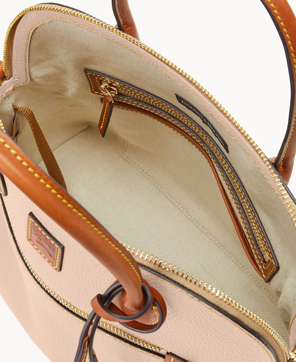 Pebble Grain Large Domed Satchel