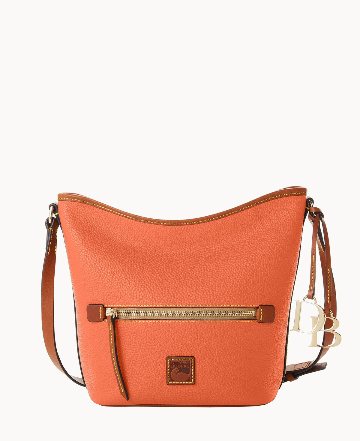 Pebble Grain Zip Sac