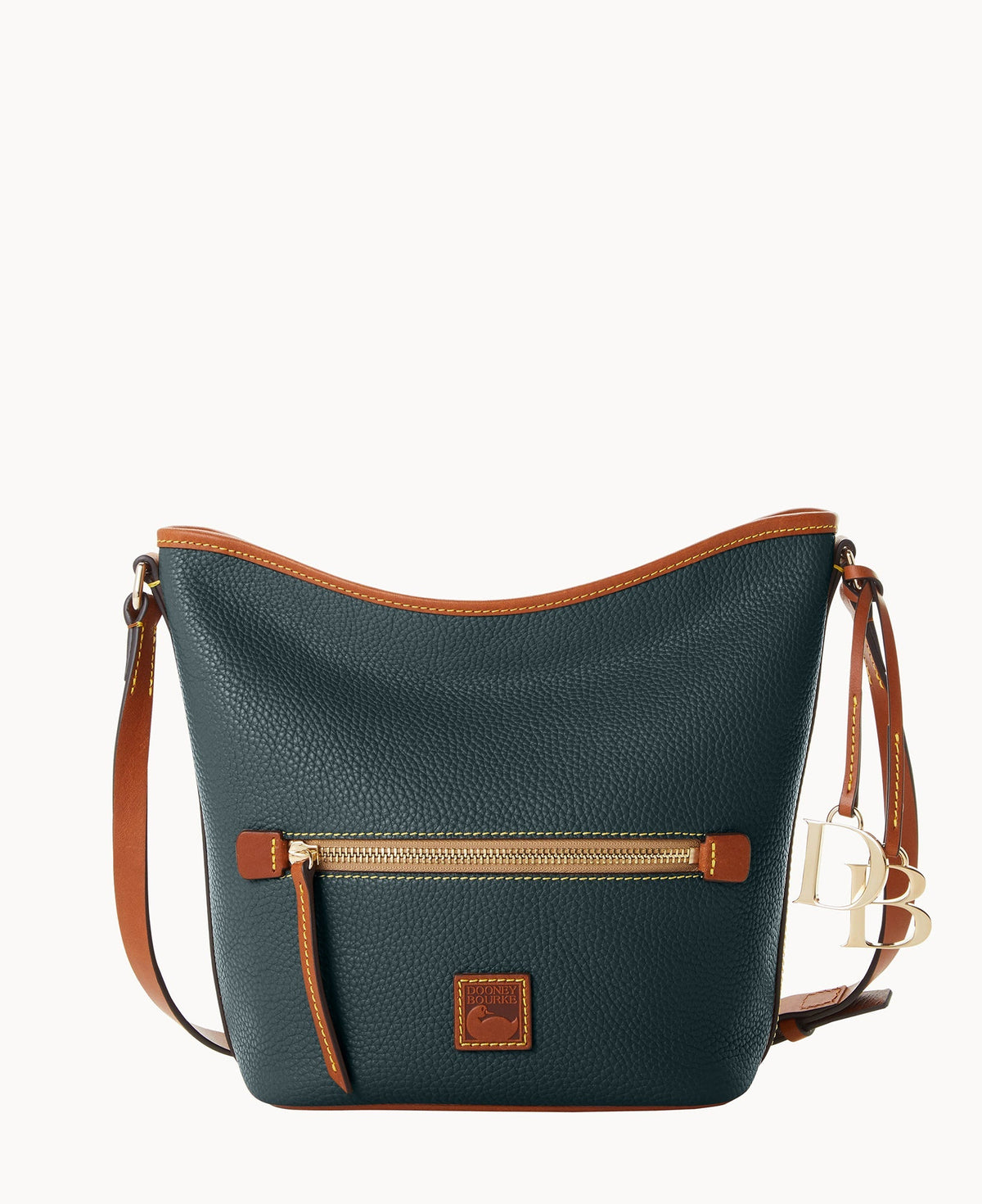 Pebble Grain Zip Sac