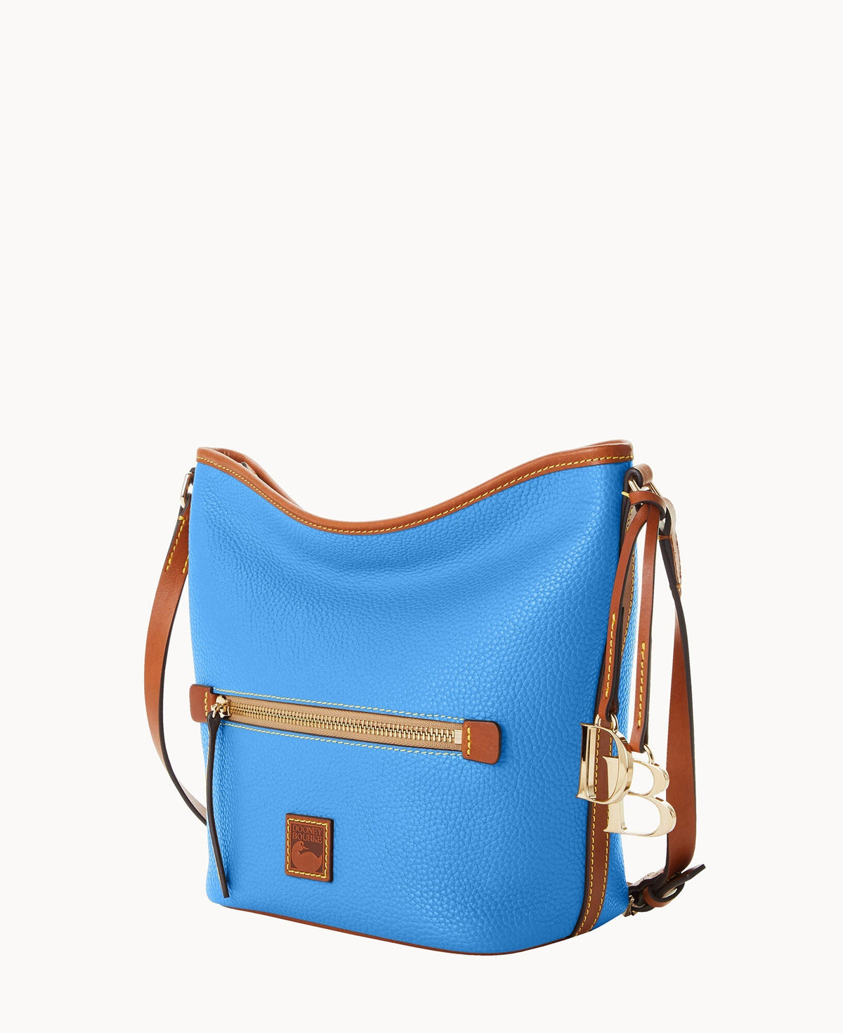 Pebble Grain Zip Sac