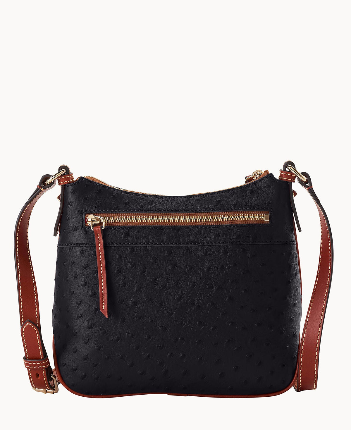 Ostrich Crossbody Hobo