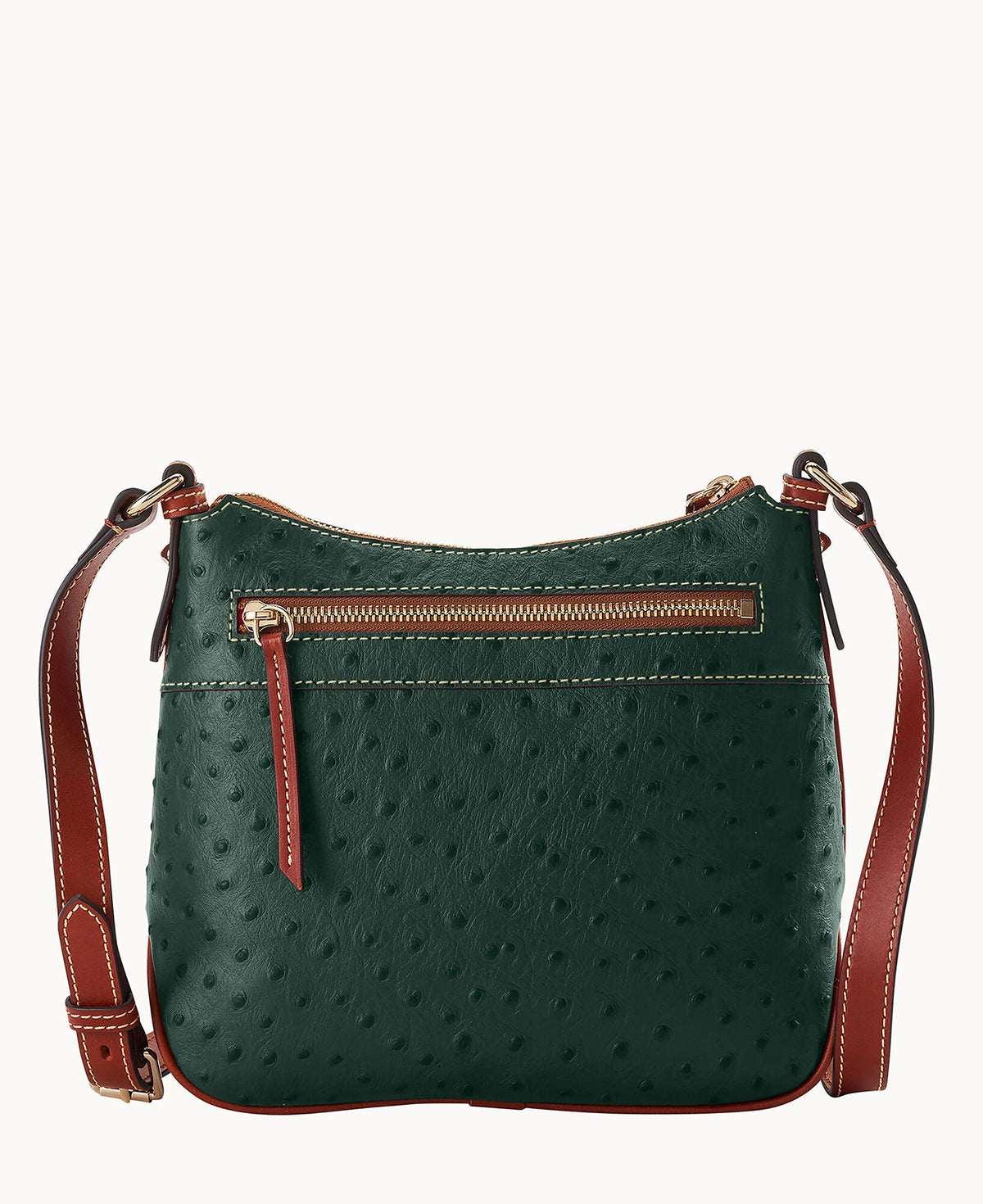 Ostrich Crossbody Hobo