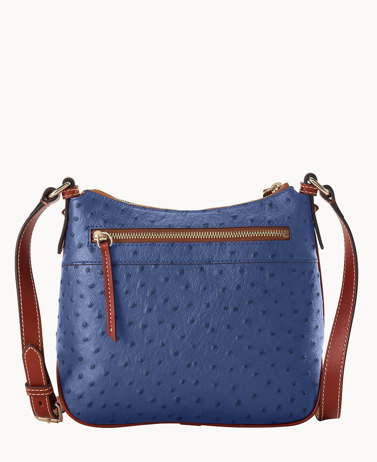 Ostrich Crossbody Hobo