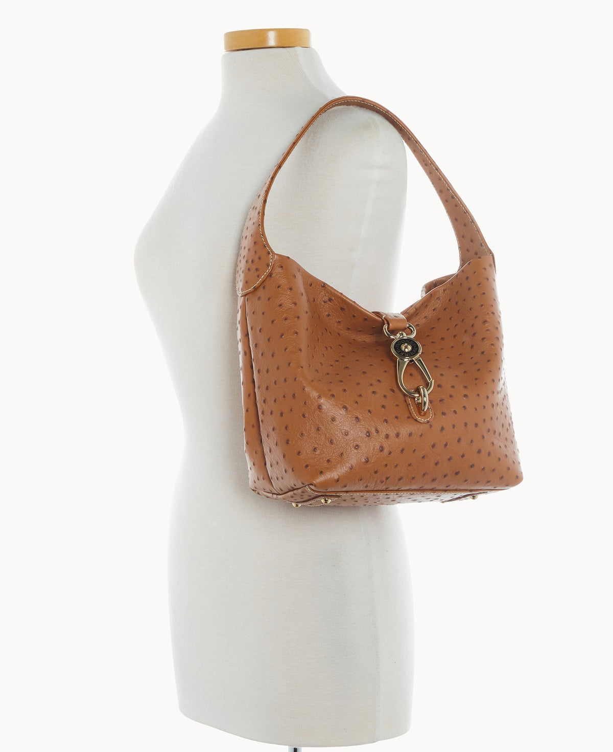 Ostrich Logo Lock Hobo