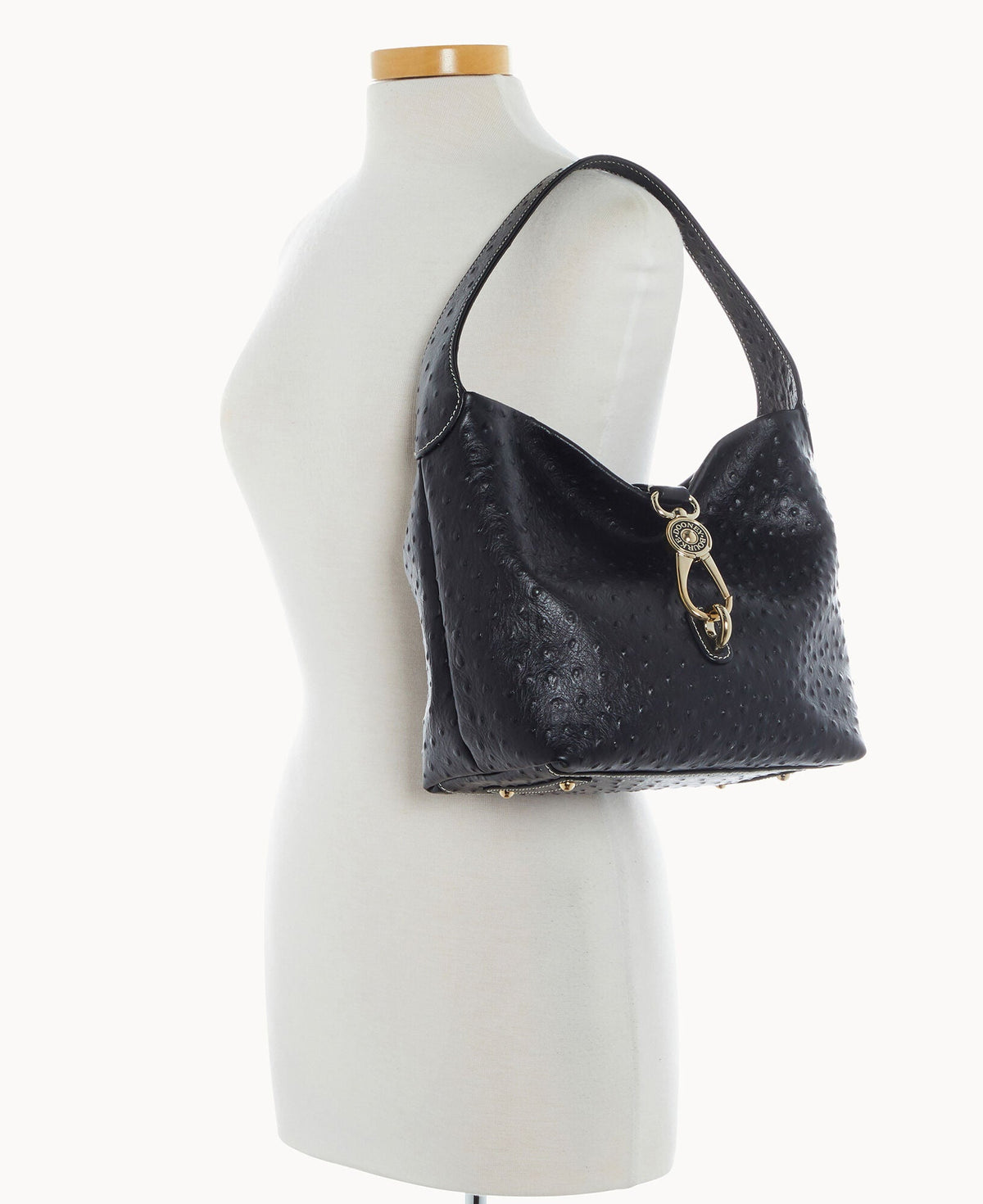 Ostrich Logo Lock Hobo