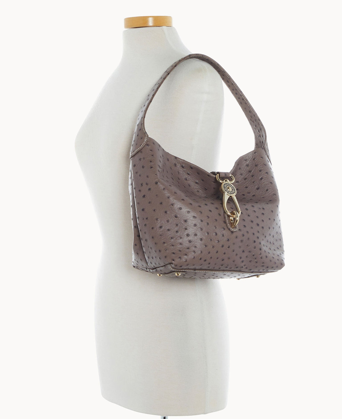 Ostrich Logo Lock Hobo
