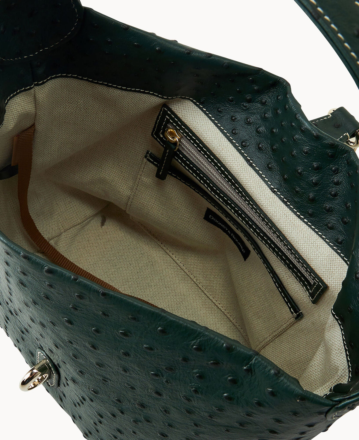 Ostrich Logo Lock Hobo