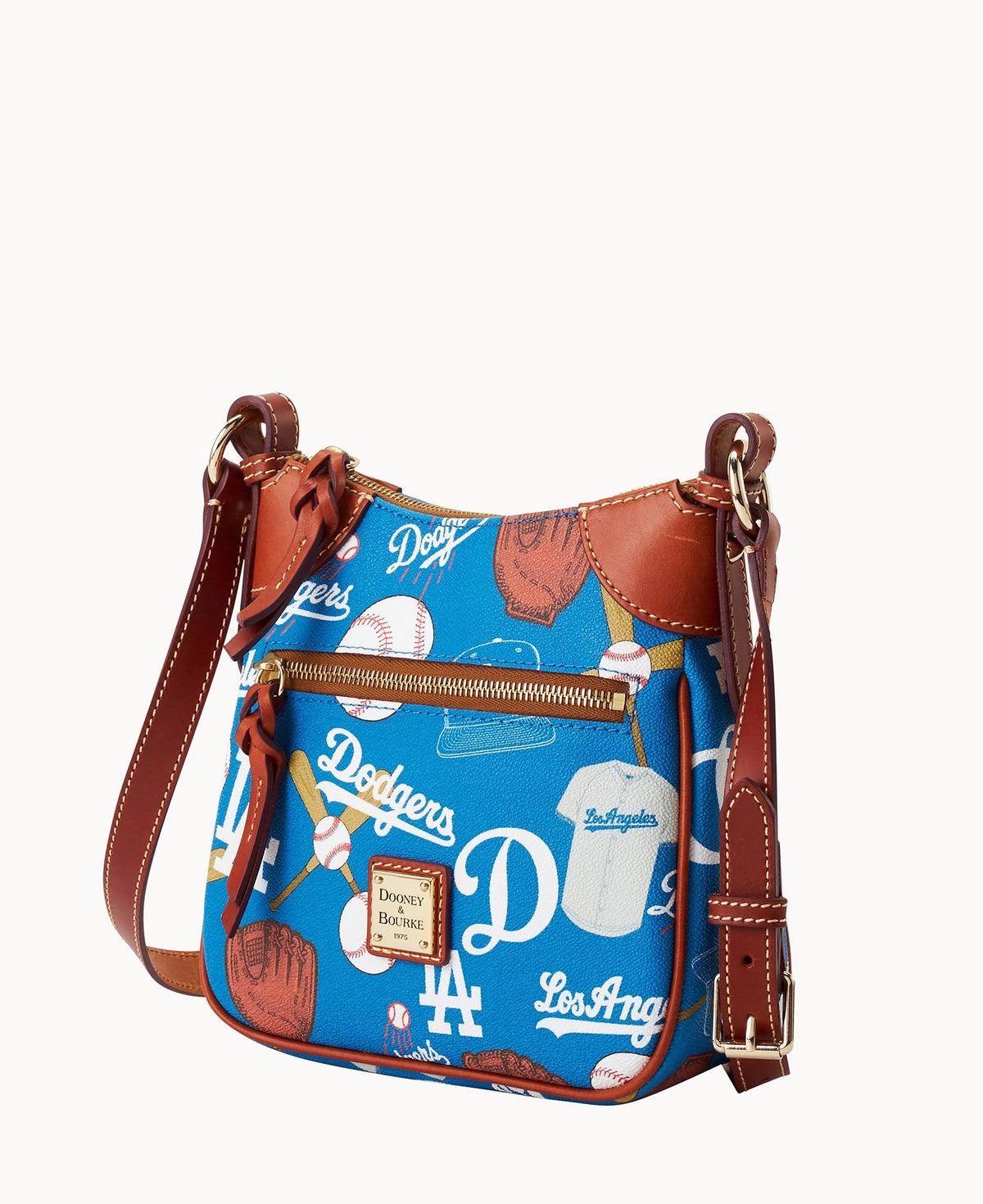 MLB Dodgers Front Zip Crossbody