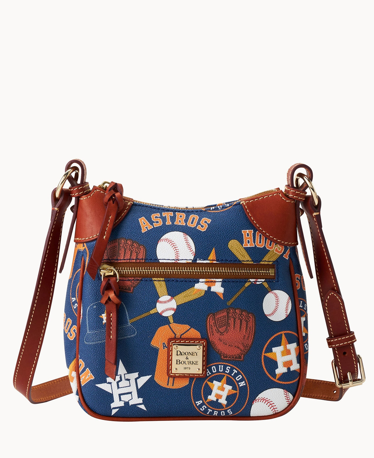 MLB Astros Front Zip Crossbody