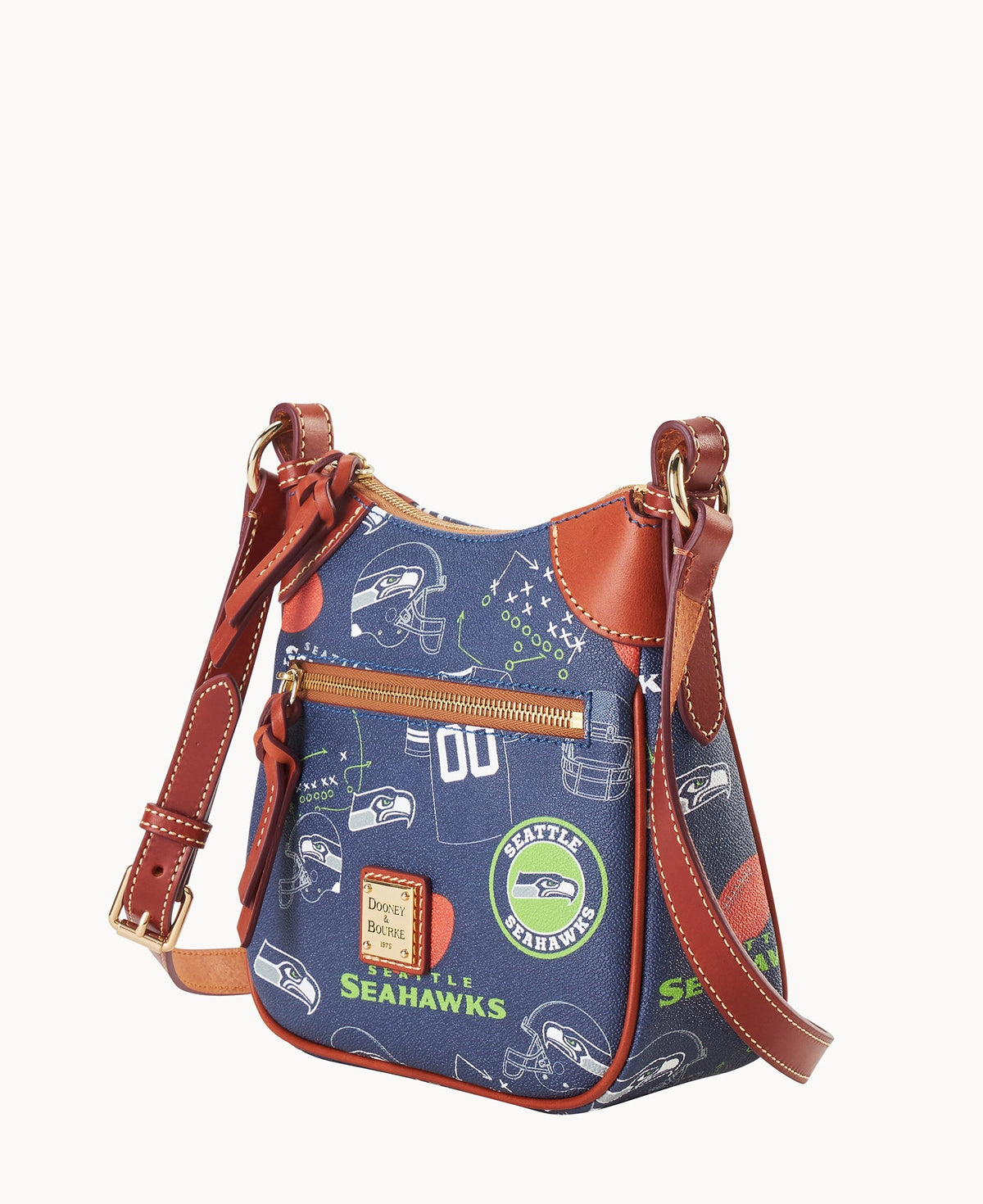NFL Seahawks Front Zip Crossbody