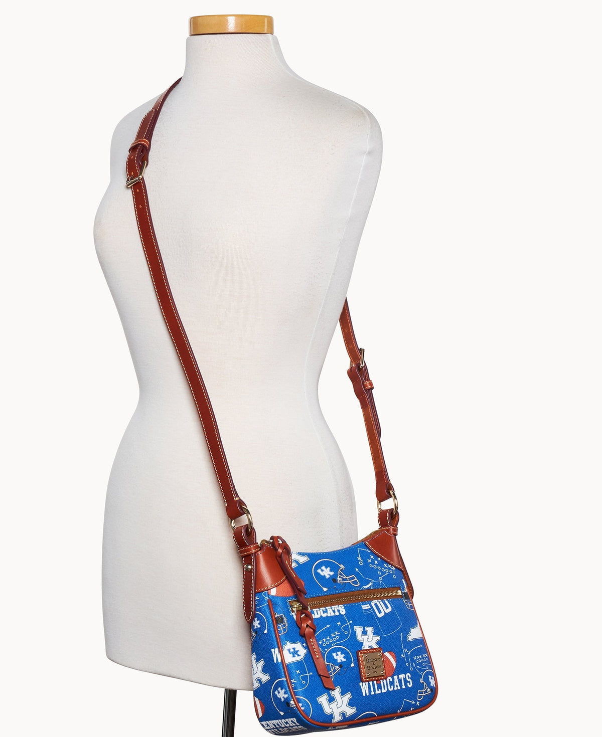 Collegiate University of Kentucky Front Zip Crossbody