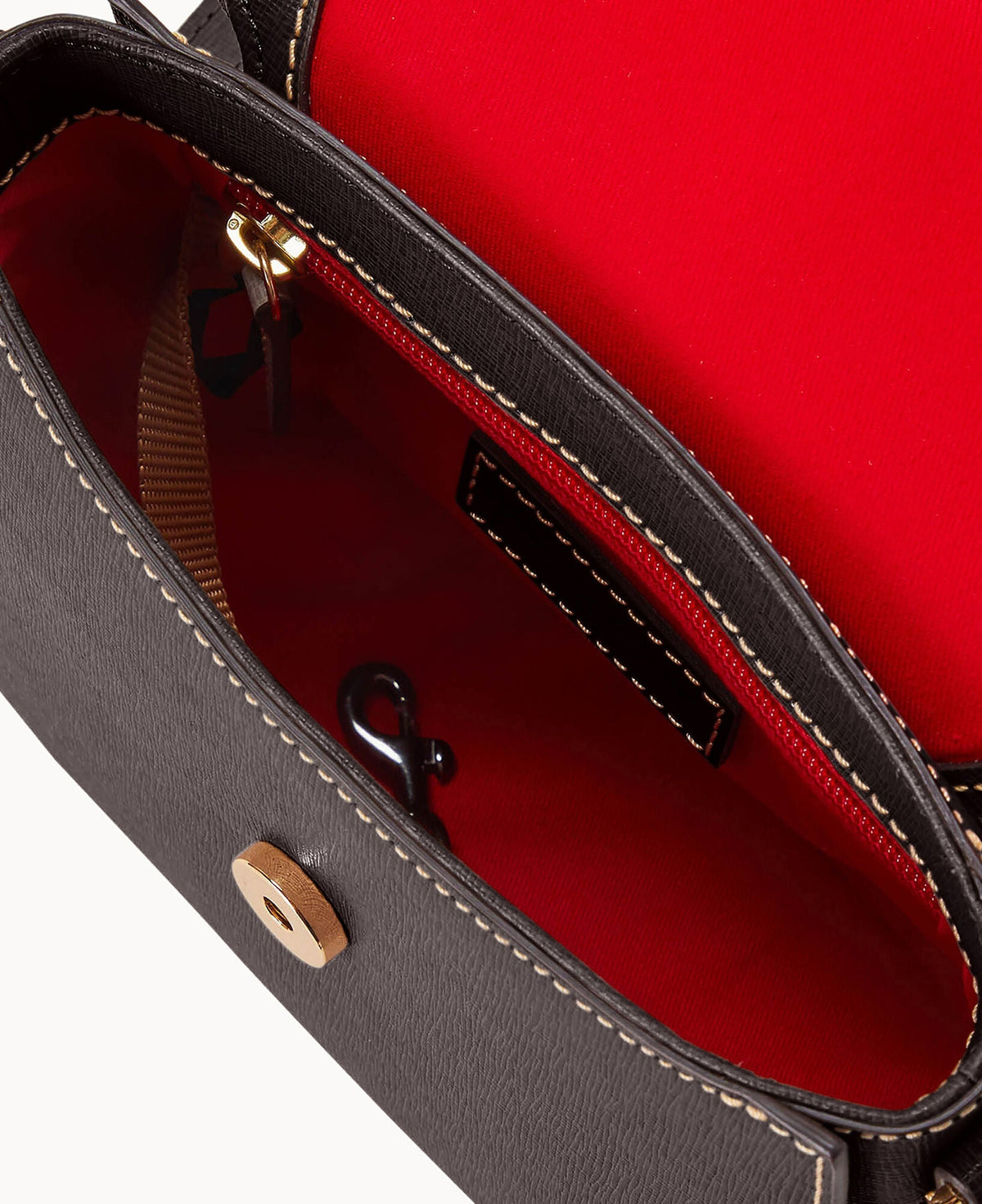 Saffiano Saddle Bag