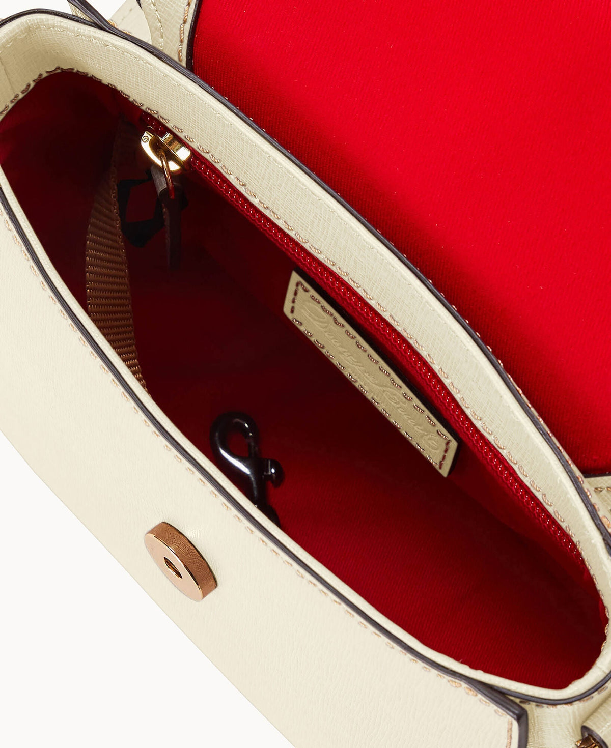 Saffiano Saddle Bag