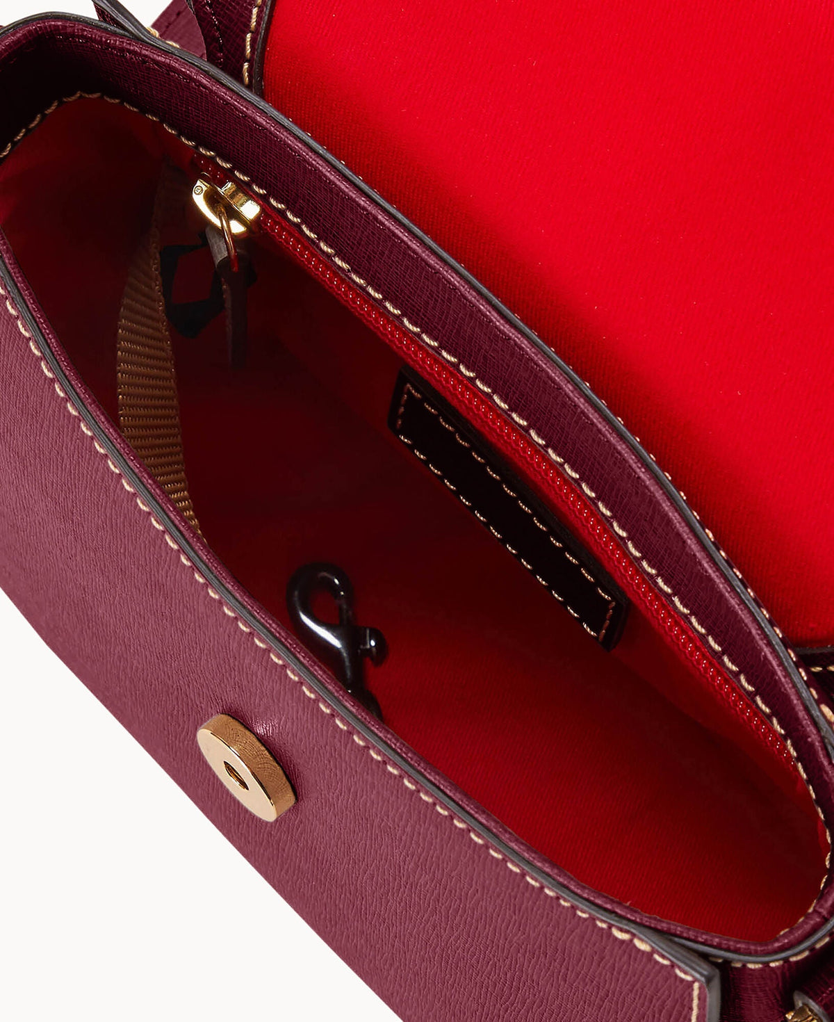 Saffiano Saddle Bag