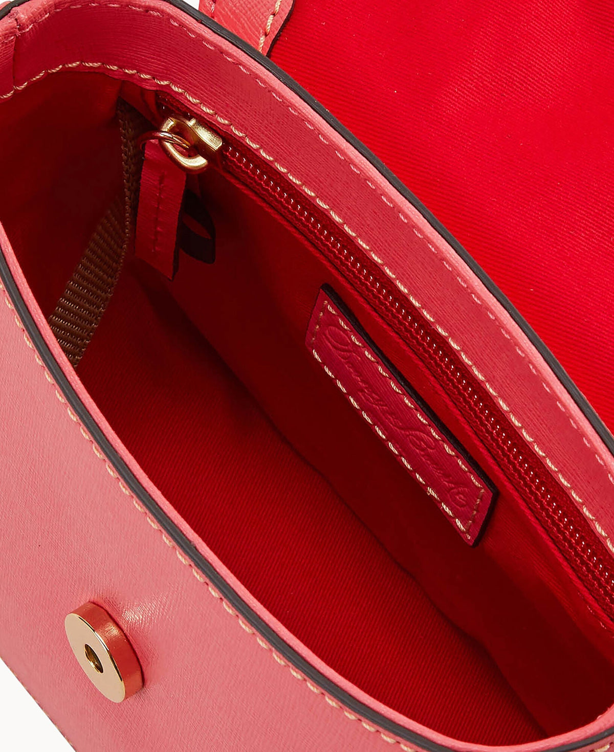 Saffiano Saddle Bag