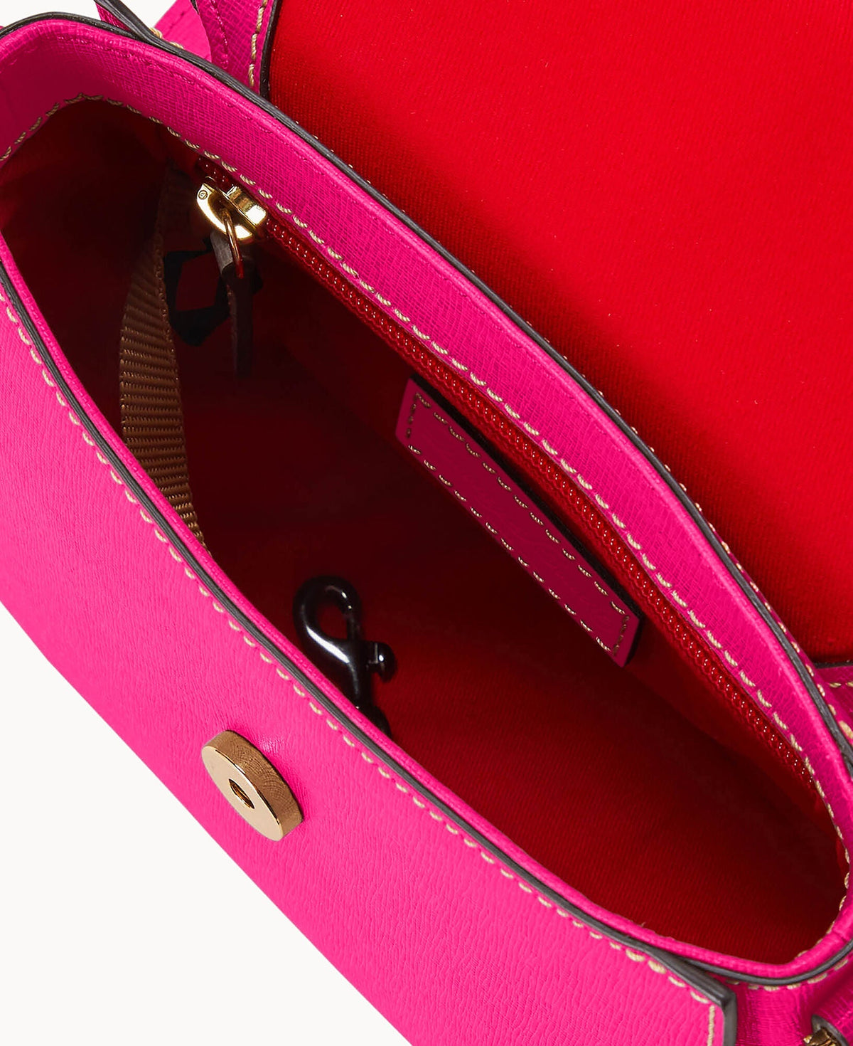 Saffiano Saddle Bag