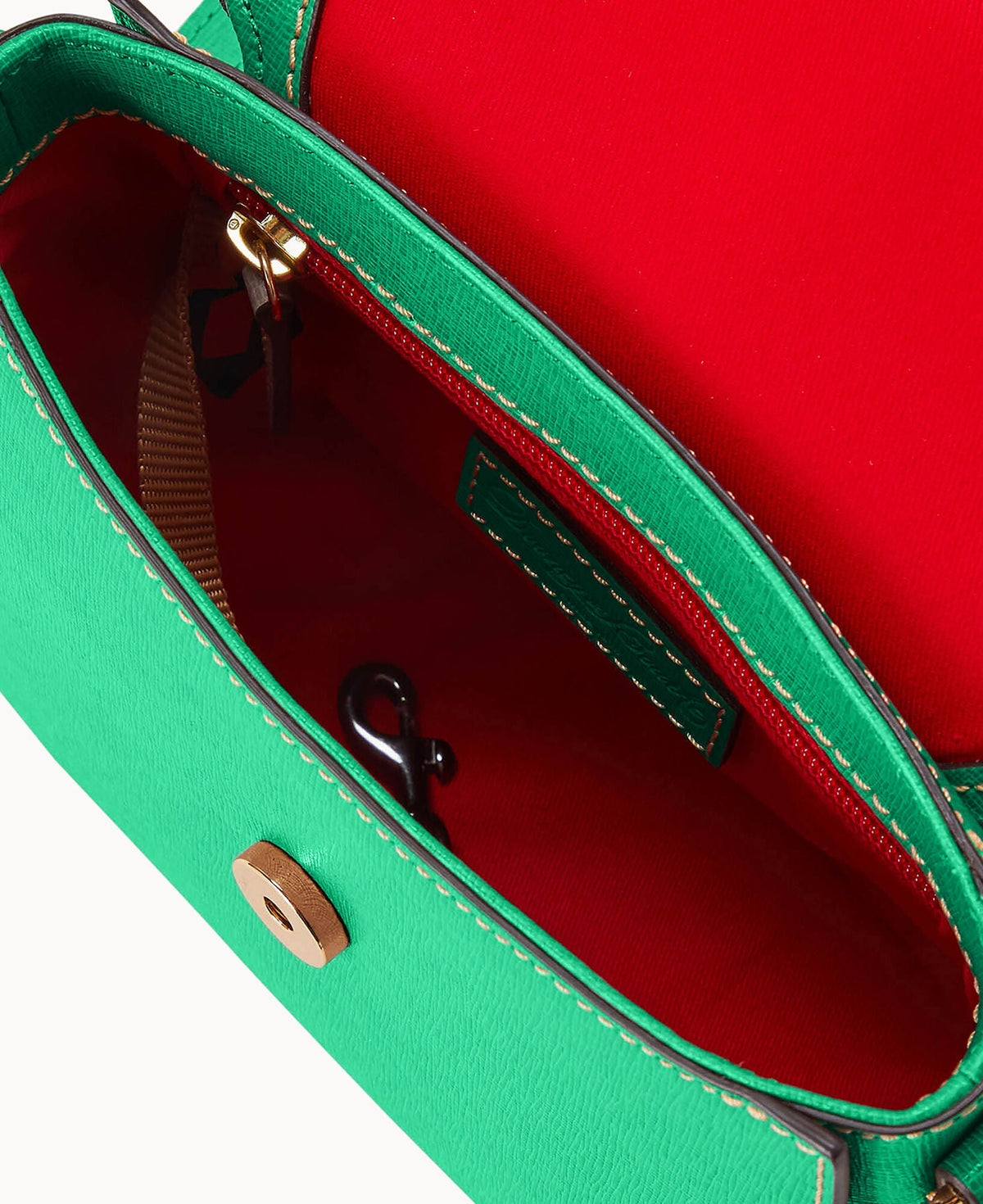 Saffiano Saddle Bag