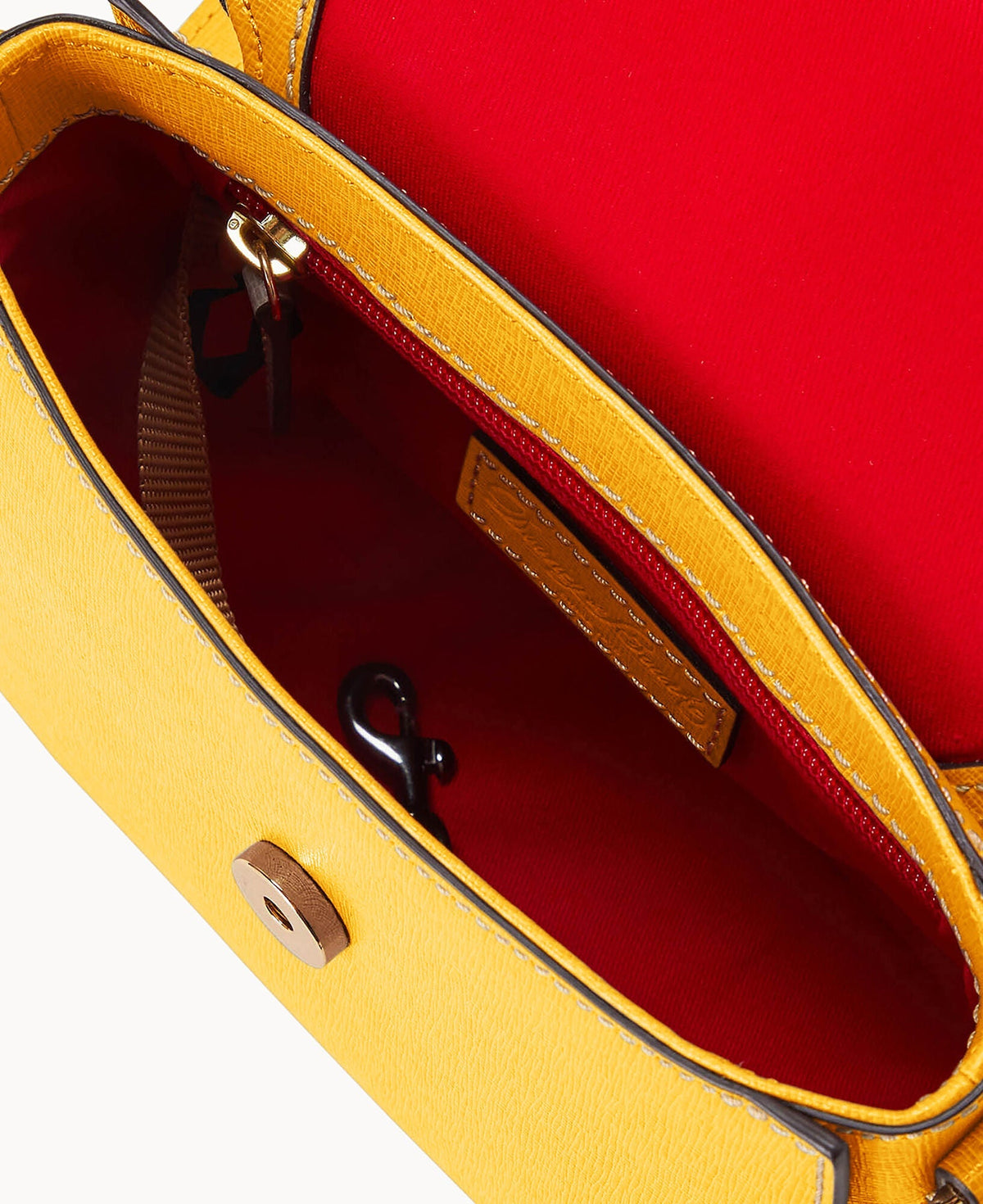 Saffiano Saddle Bag