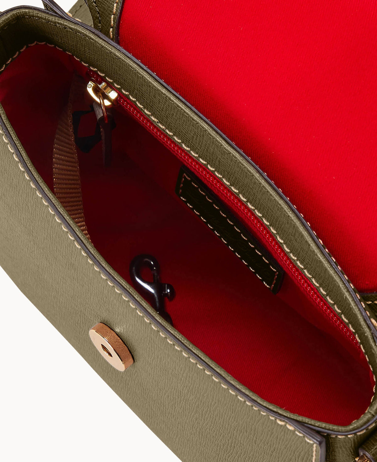 Saffiano Saddle Bag