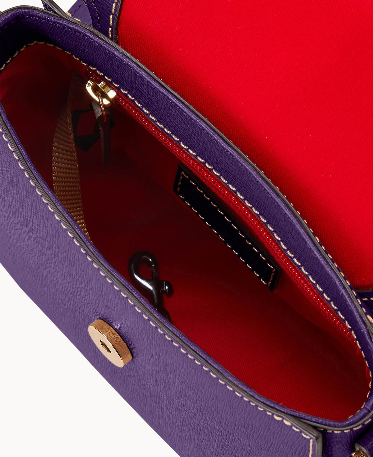 Saffiano Saddle Bag