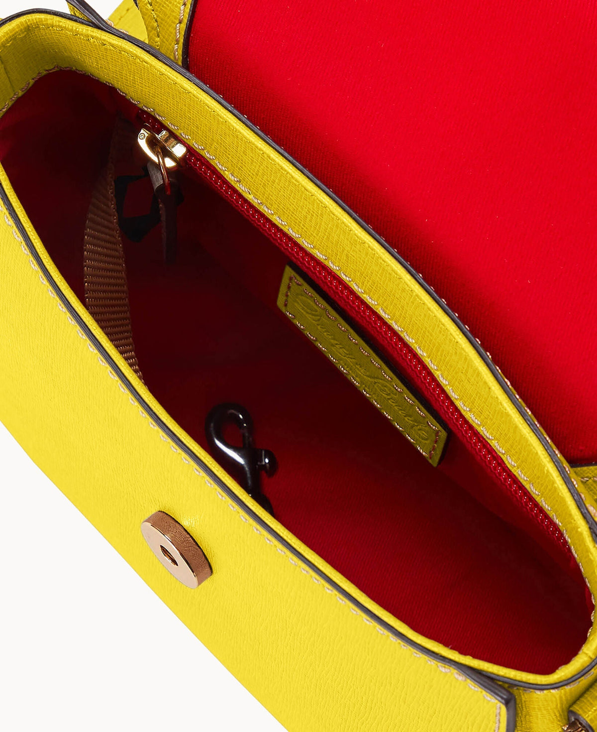 Saffiano Saddle Bag