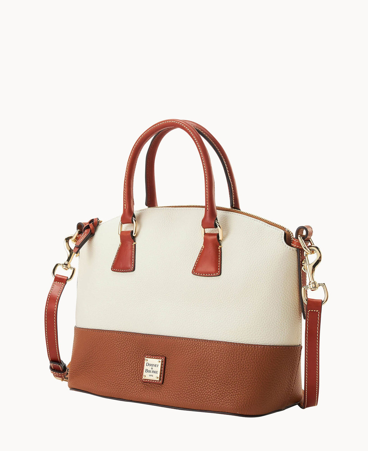 Pebble Color Block Domed Satchel