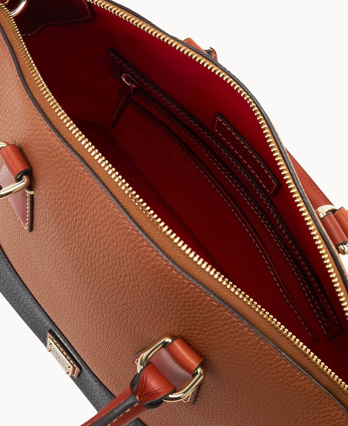 Pebble Color Block Domed Satchel