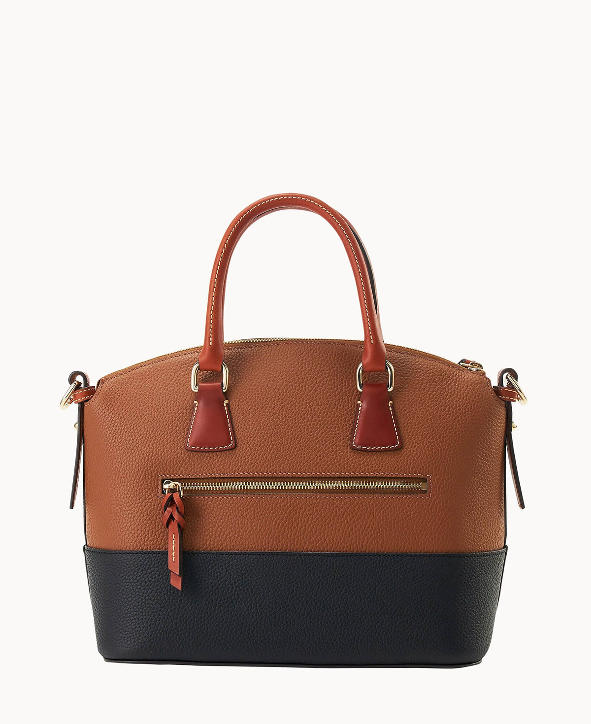 Pebble Color Block Domed Satchel
