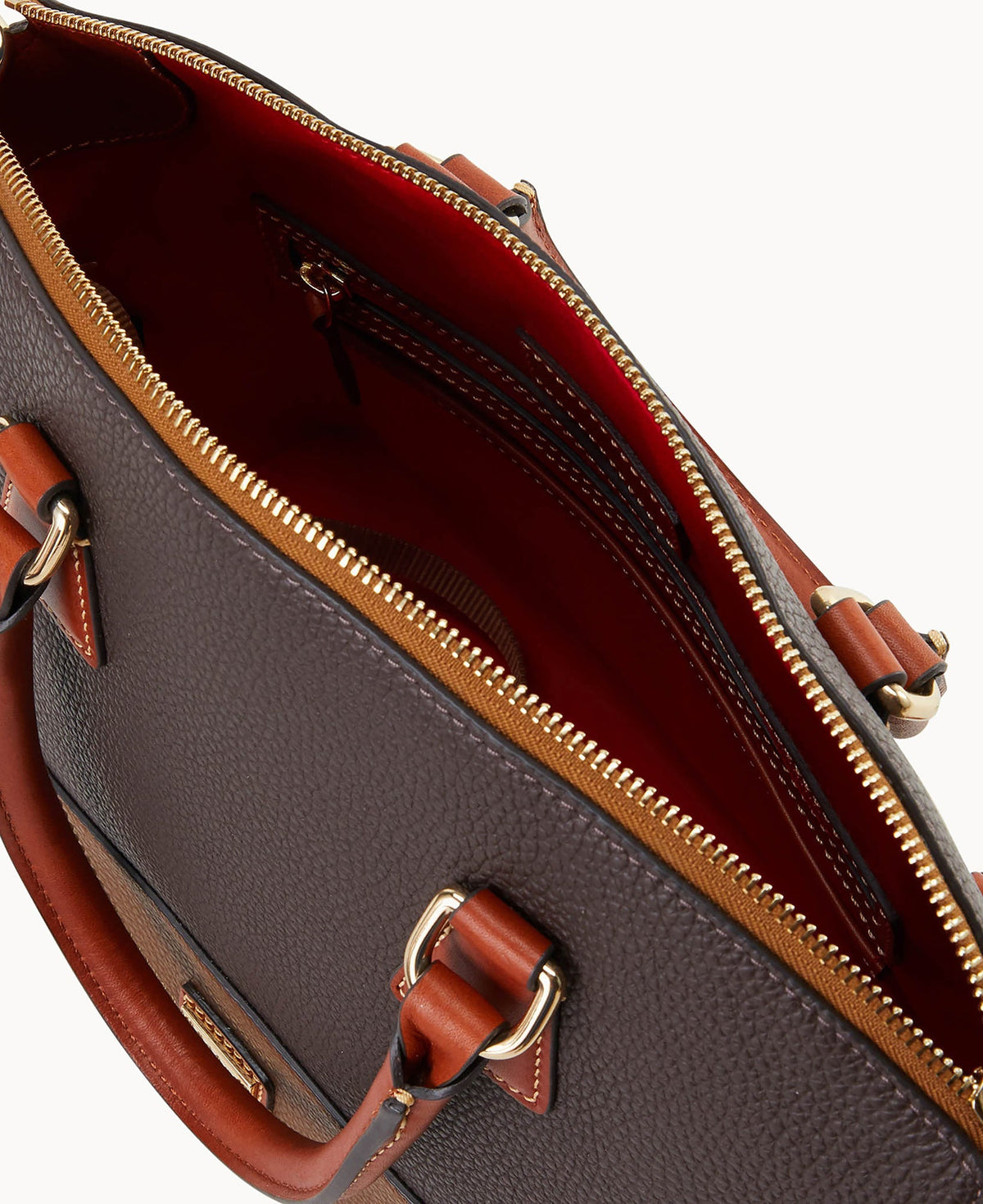 Pebble Color Block Domed Satchel
