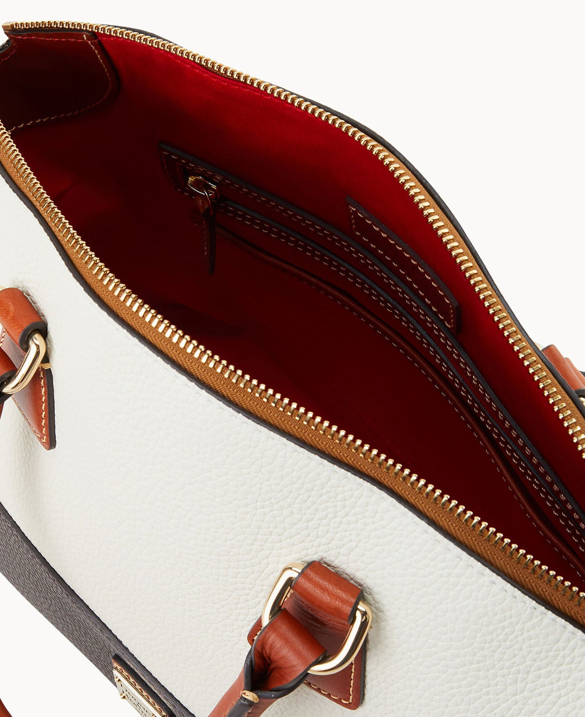 Pebble Color Block Domed Satchel