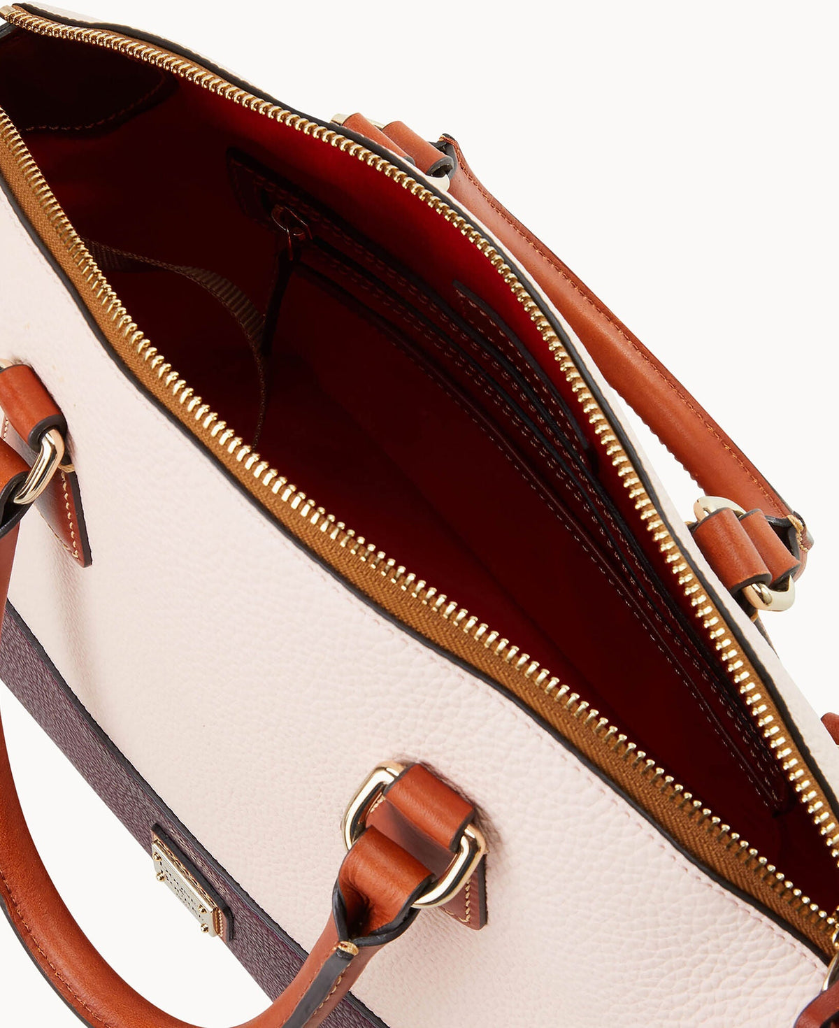 Pebble Color Block Domed Satchel