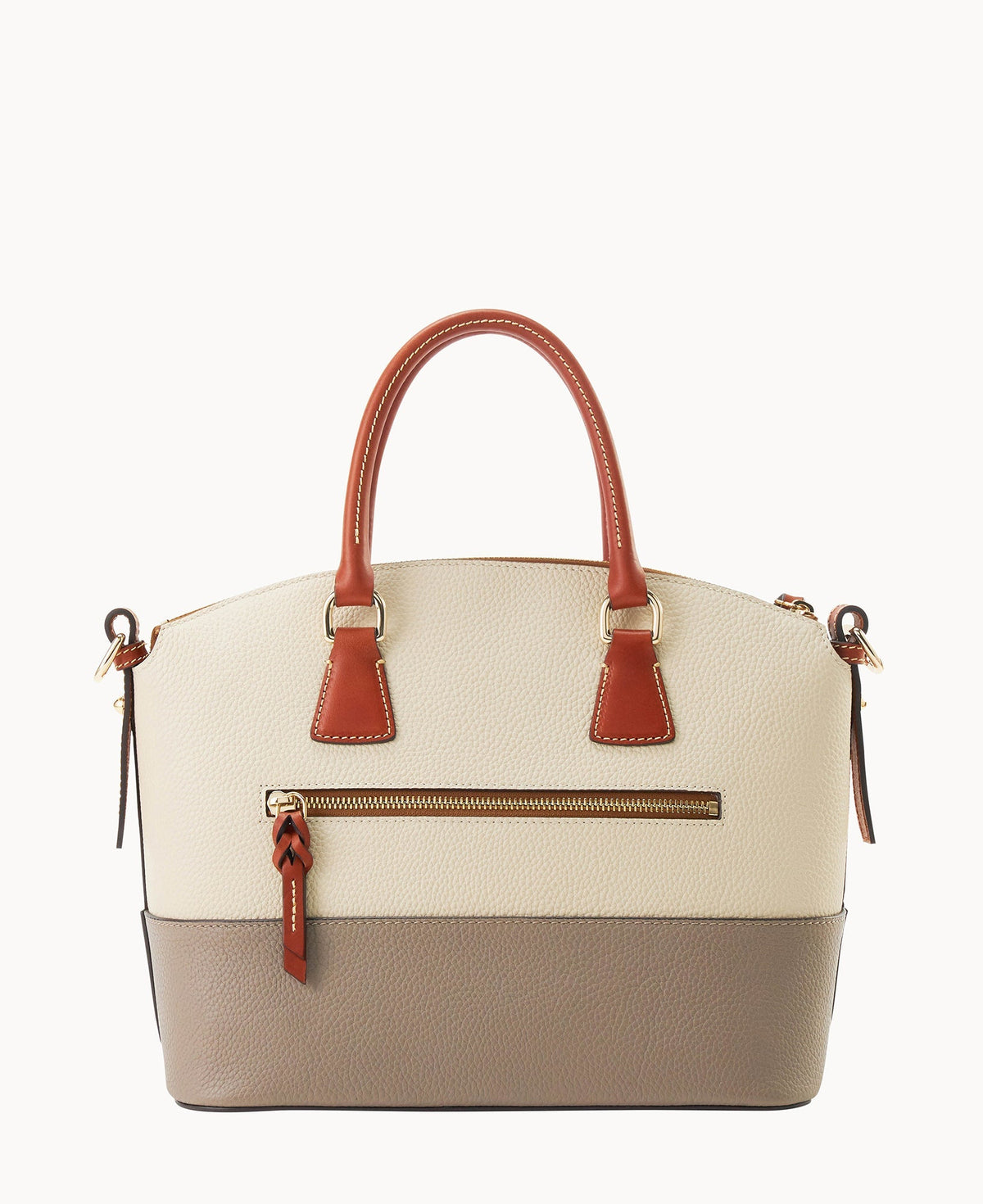 Pebble Color Block Domed Satchel