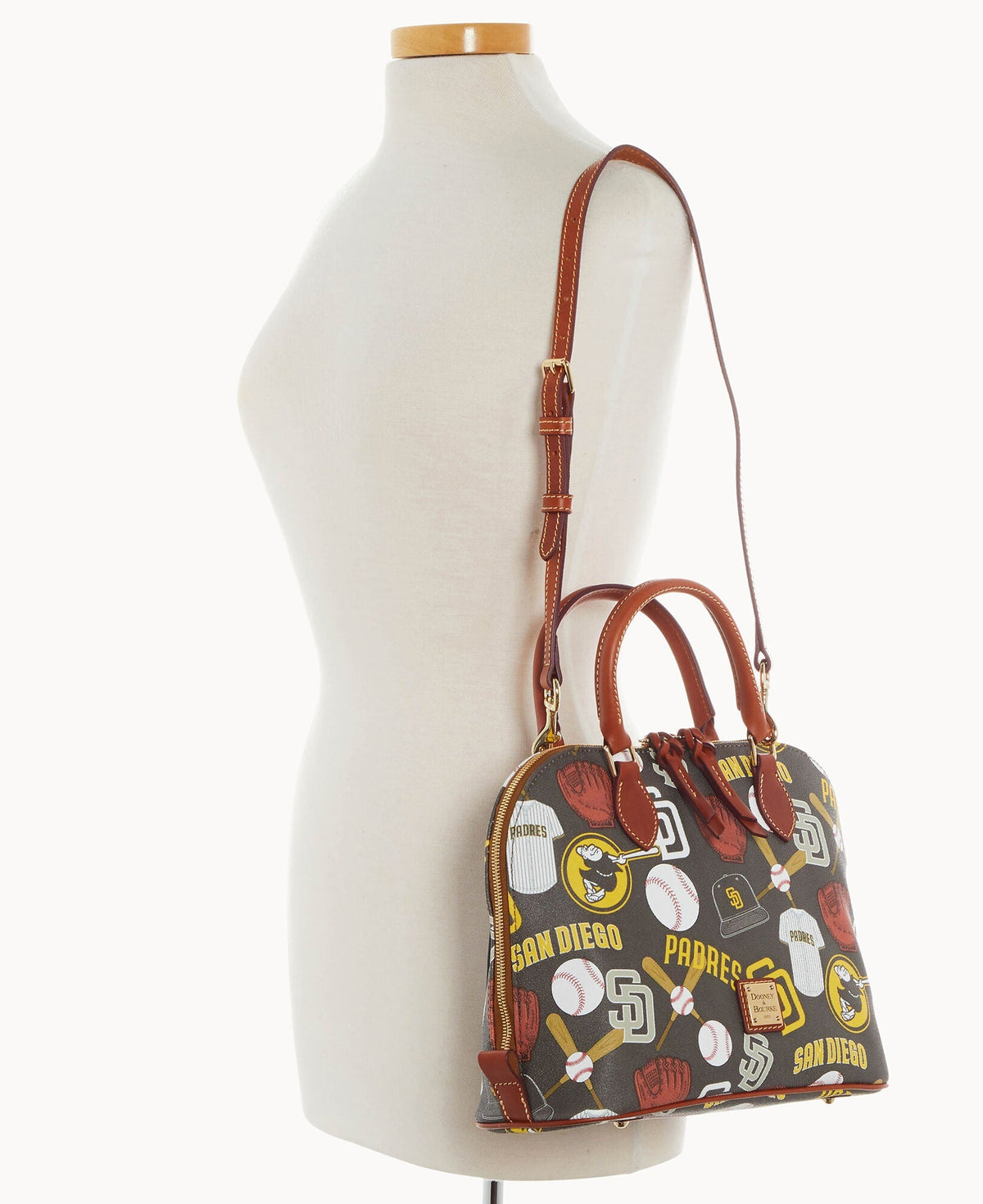 MLB Padres Zip Zip Satchel