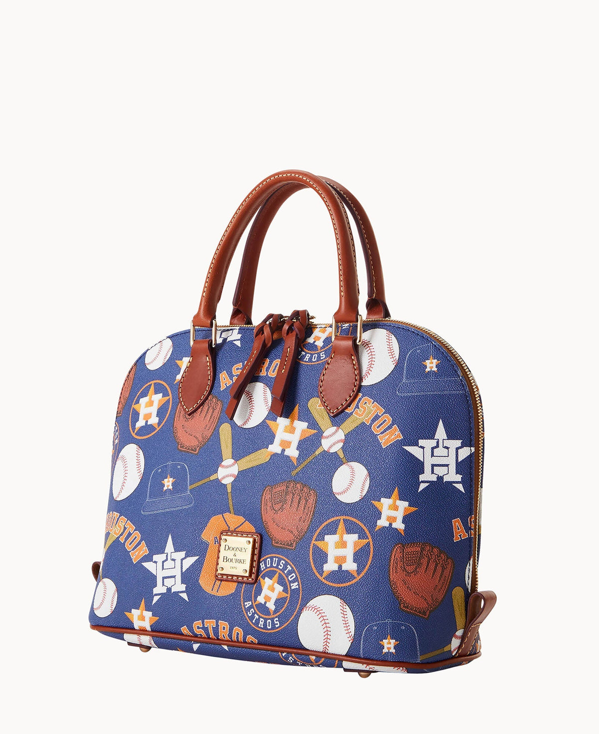 MLB Astros Zip Zip Satchel