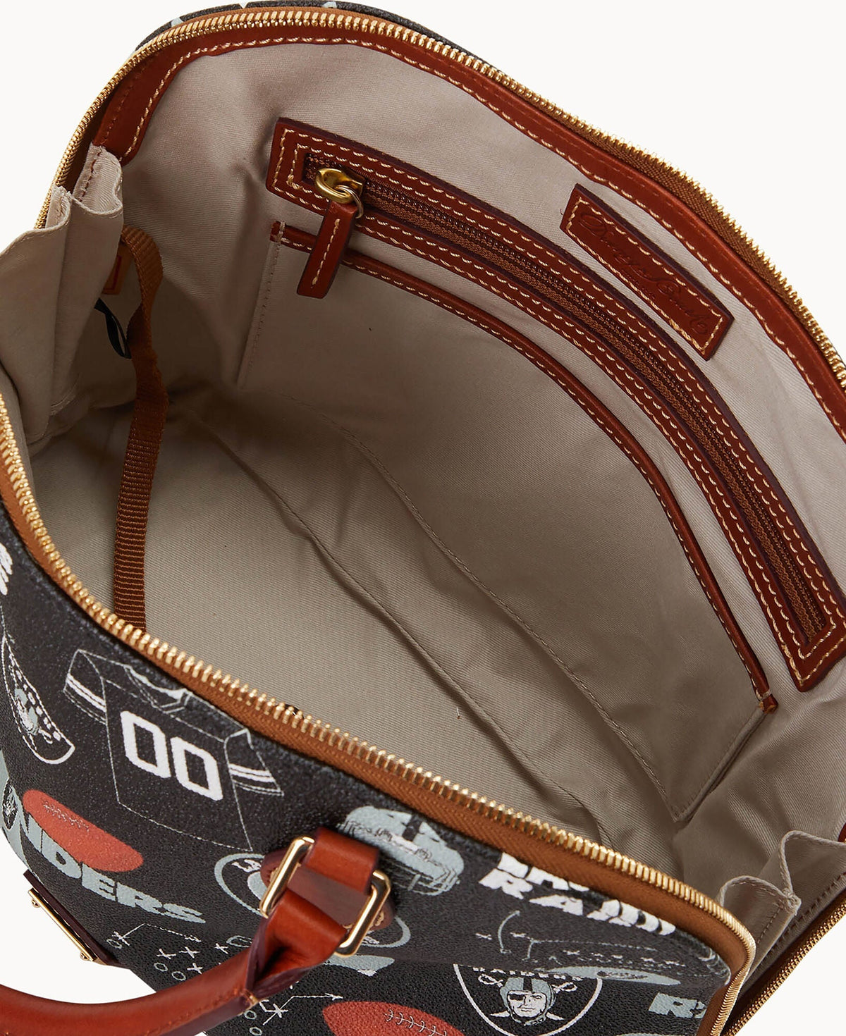 NFL Raiders Zip Zip Satchel