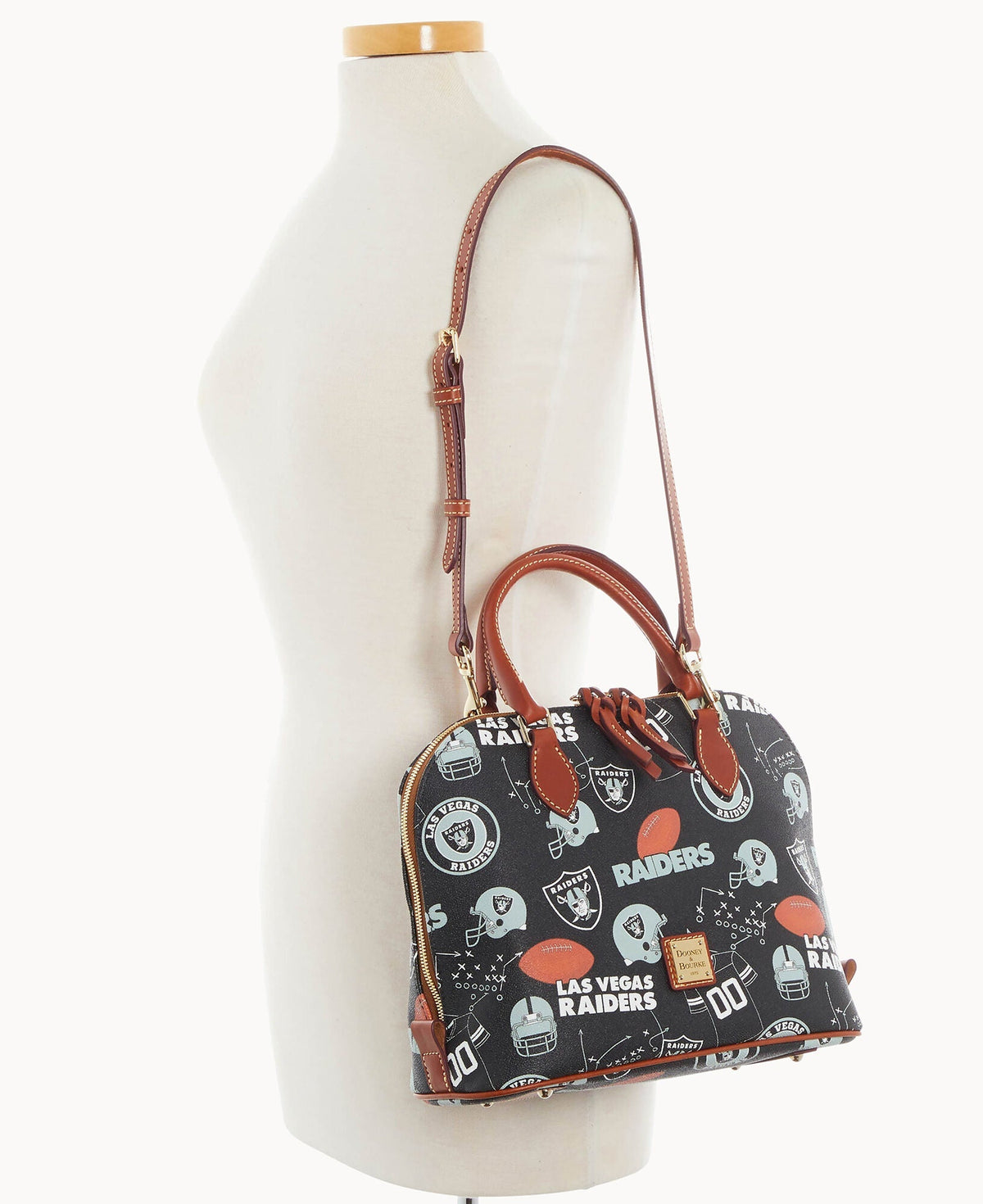 NFL Raiders Zip Zip Satchel