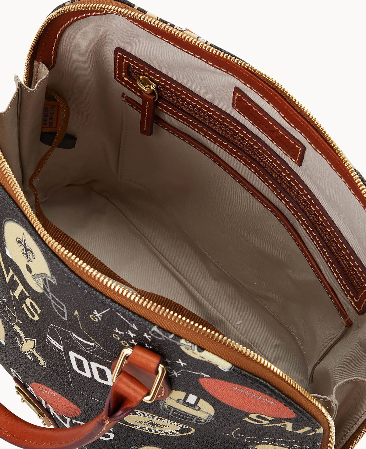 NFL Saints Zip Zip Satchel