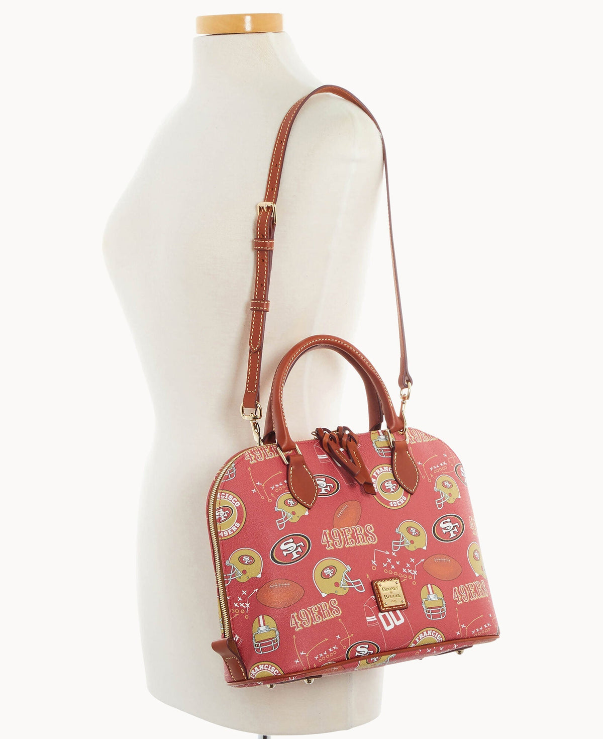 NFL 49ers Zip Zip Satchel