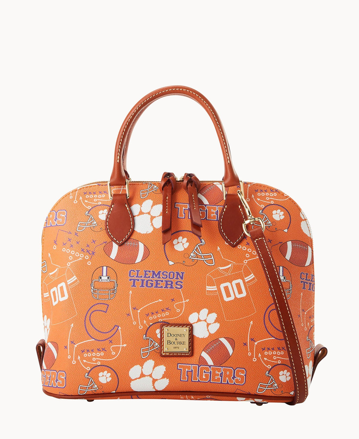 Collegiate Clemson University Zip Zip Satchel