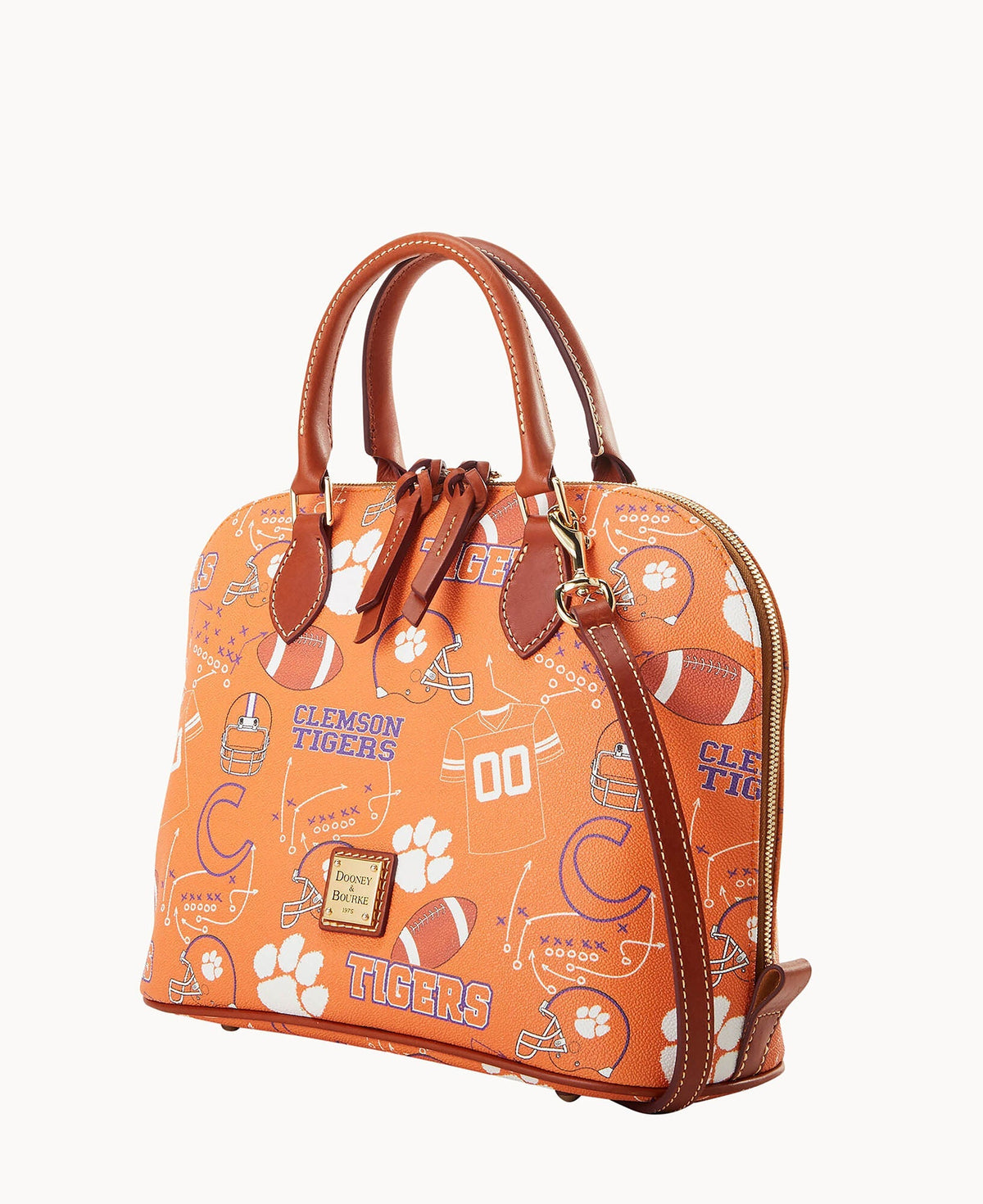 Collegiate Clemson University Zip Zip Satchel