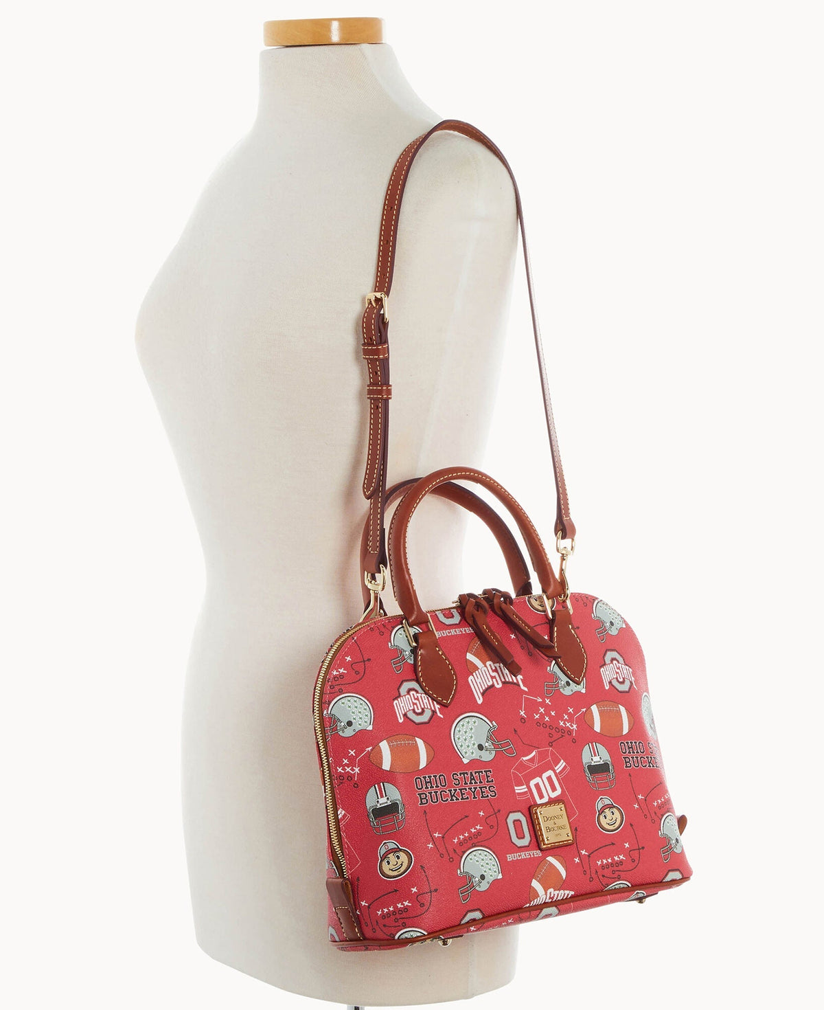 Collegiate Ohio State University Zip Zip Satchel
