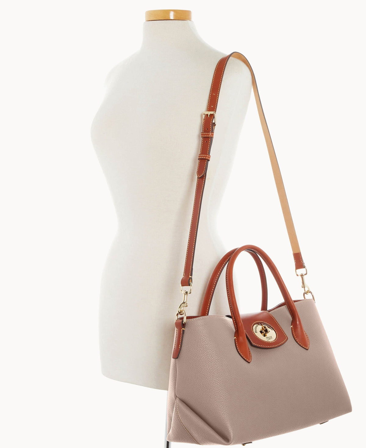 Pebble Turnlock Handle Tote 30