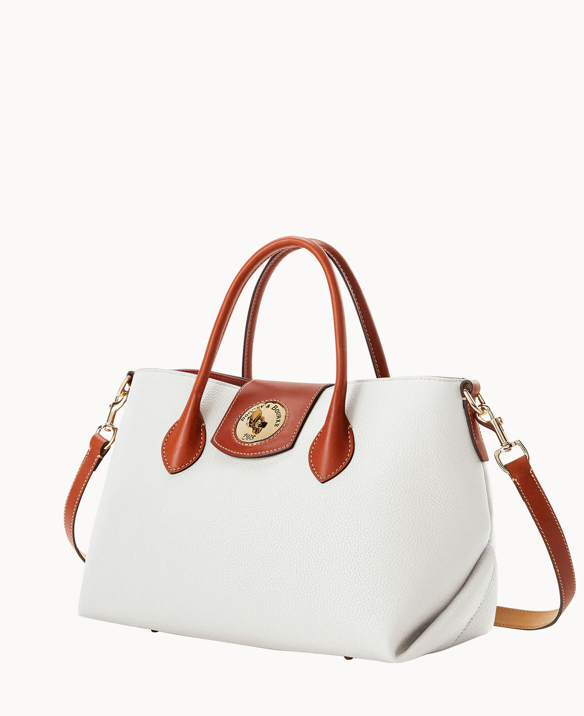 Pebble Turnlock Handle Tote 30