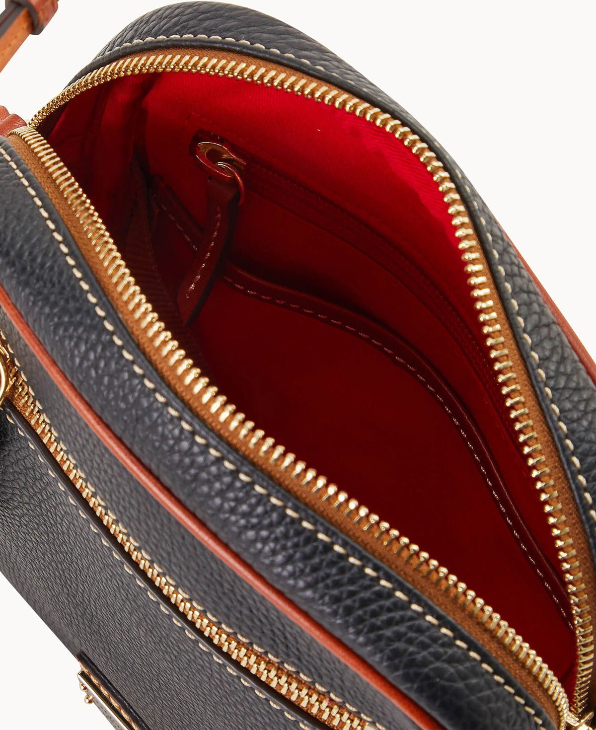 Pebble Grain Camera Crossbody