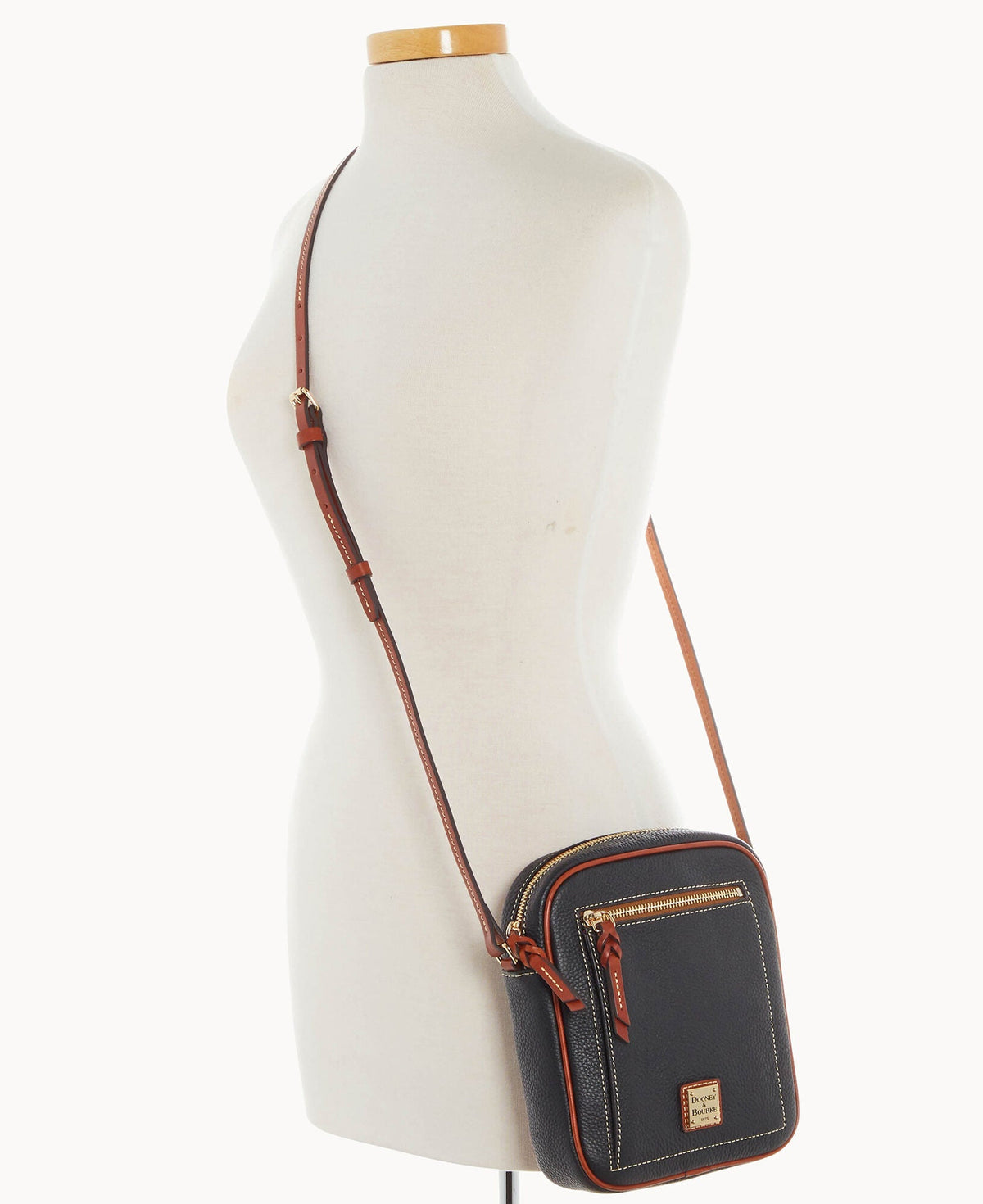 Pebble Grain Camera Crossbody