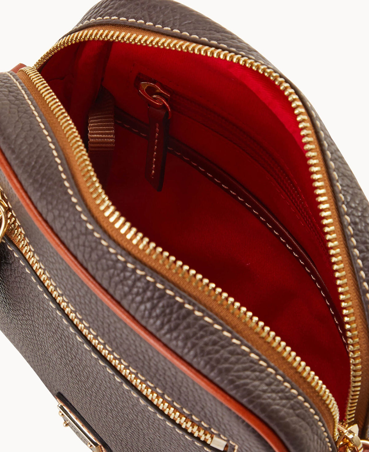 Pebble Grain Camera Crossbody