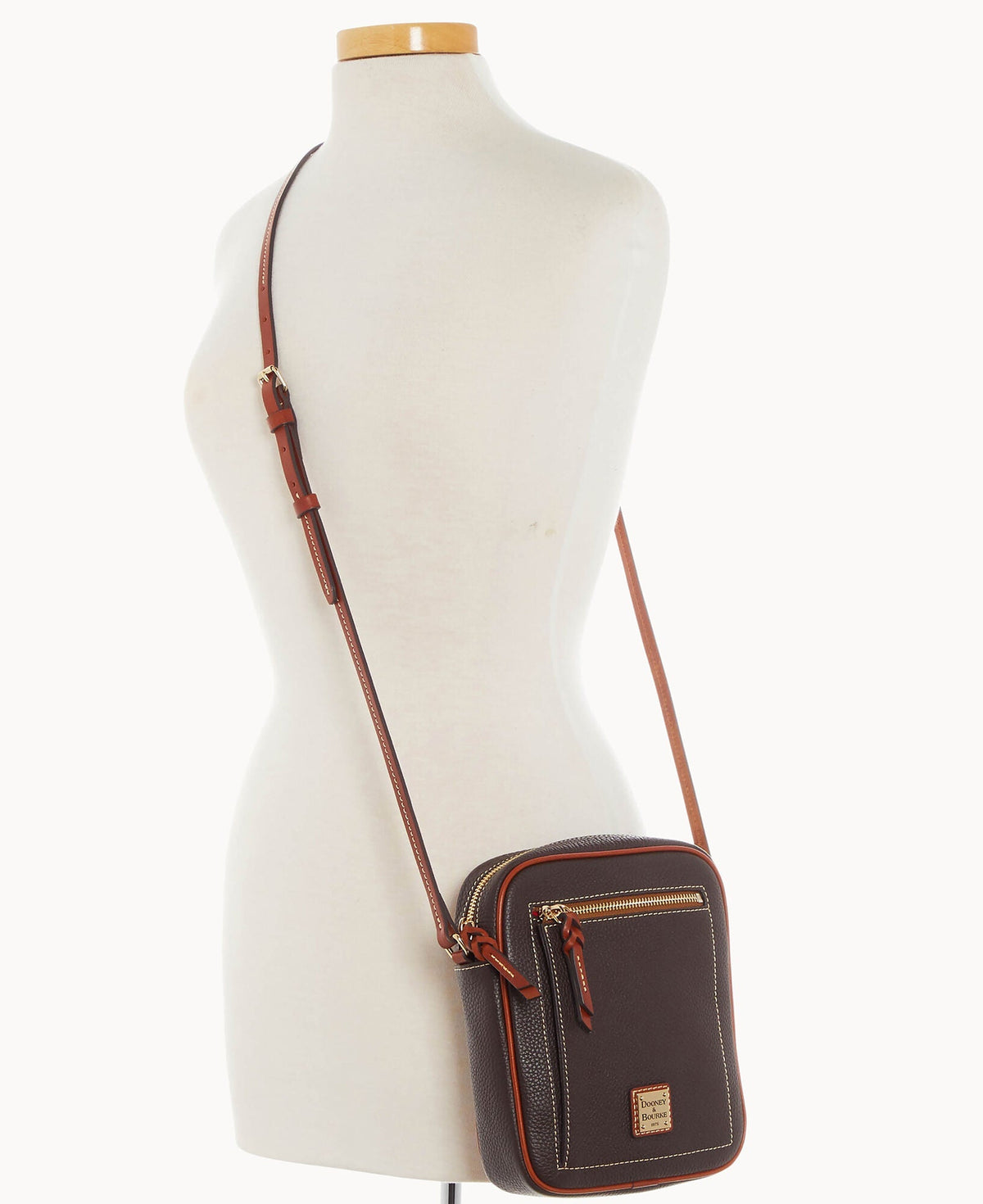 Pebble Grain Camera Crossbody