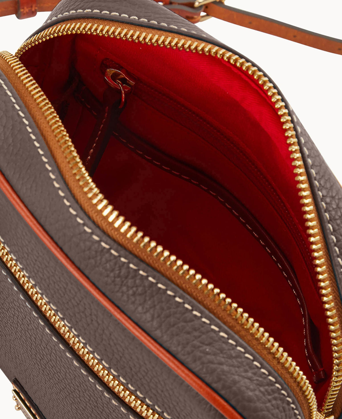 Pebble Grain Camera Crossbody