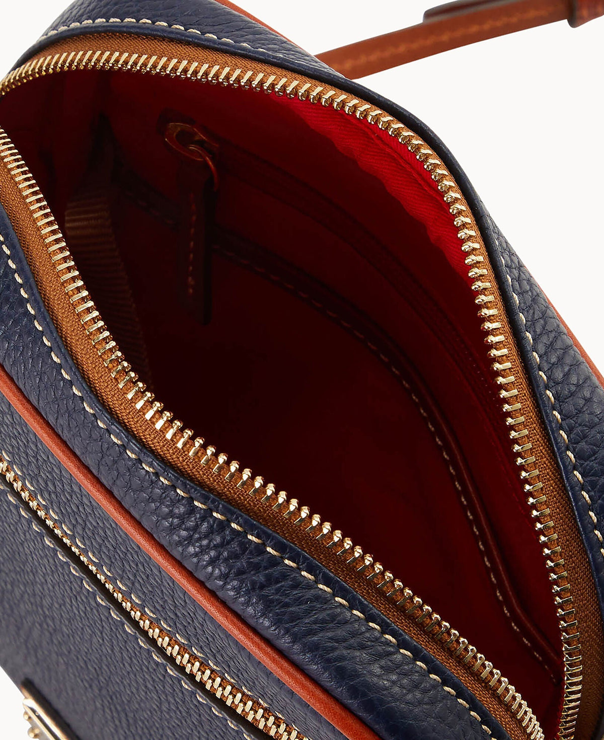 Pebble Grain Camera Crossbody