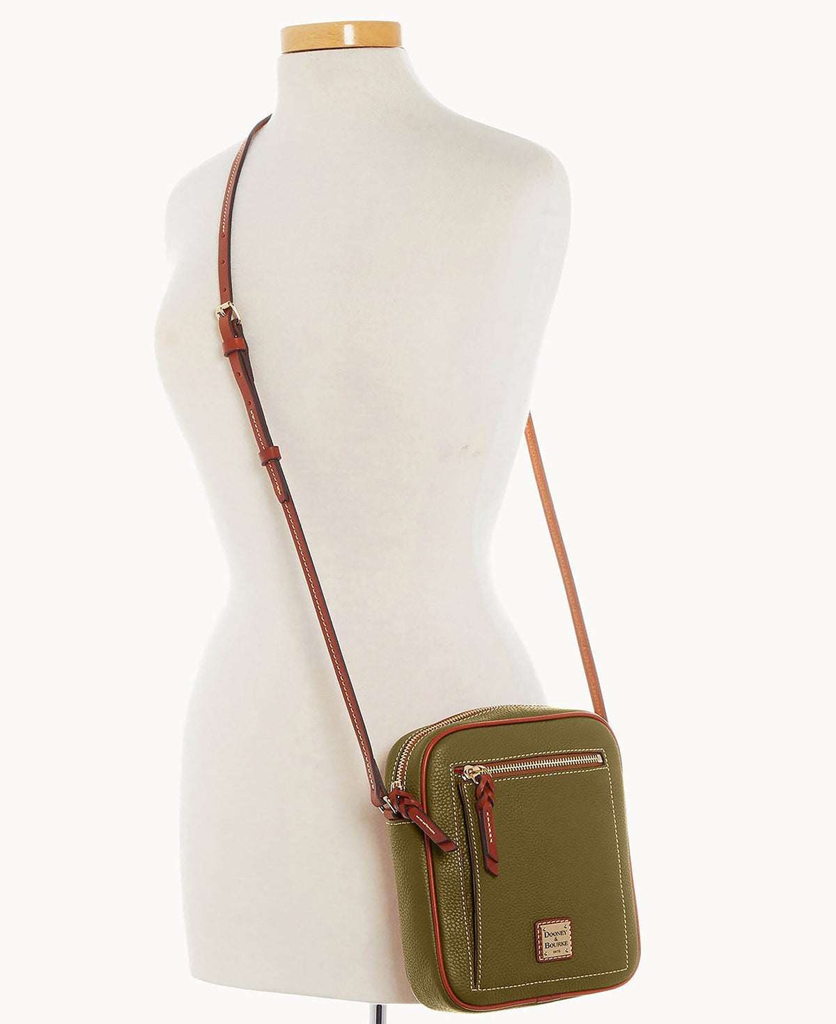 Pebble Grain Camera Crossbody